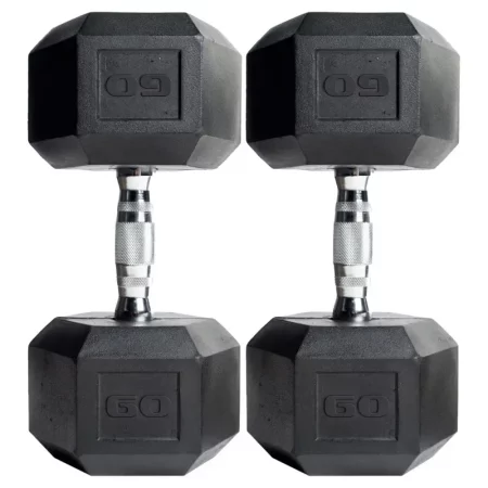 OUZEY Barbell Coated Hex Dumbbell - Premium Strength Training Solution