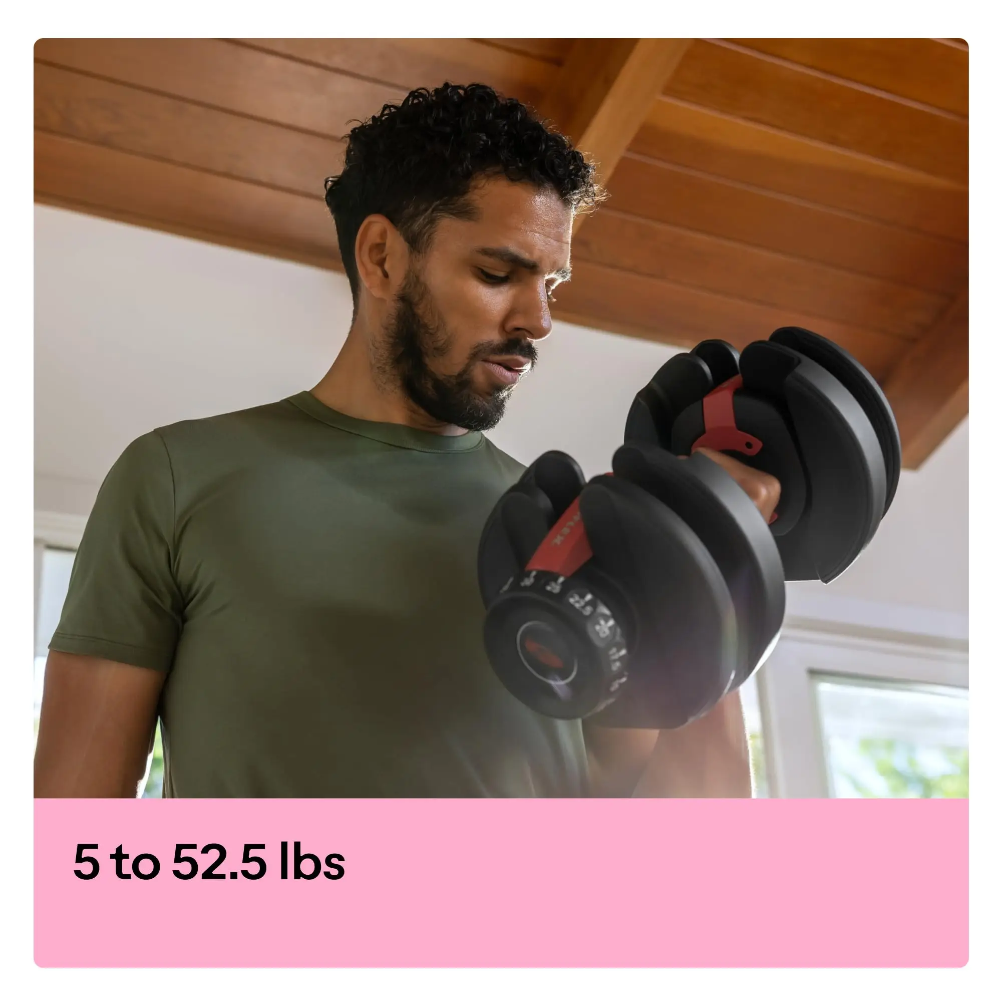 Adjustable Dumbbells - 5 to 52.5 lb. in 2.5 lb. Increments - Image 2
