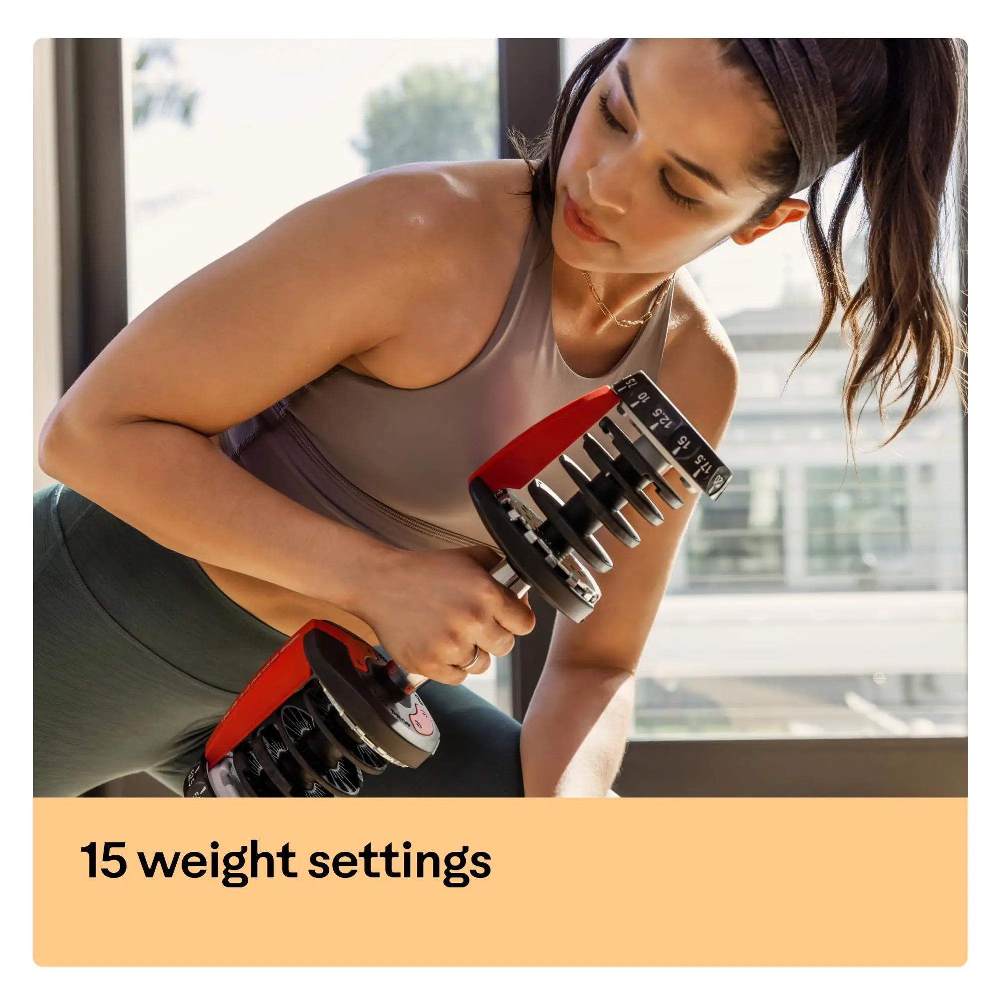 Adjustable Dumbbells - 5 to 52.5 lb. in 2.5 lb. Increments - Image 3