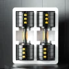 RUNWE Quick Adjustable Dumbbells Sets - 50/66lbs Dumbbells Free Weight Sets